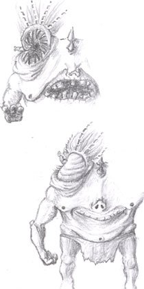 Вий рисунок легкий