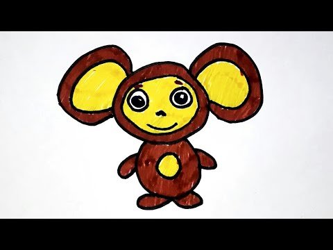 Чебурашка контур