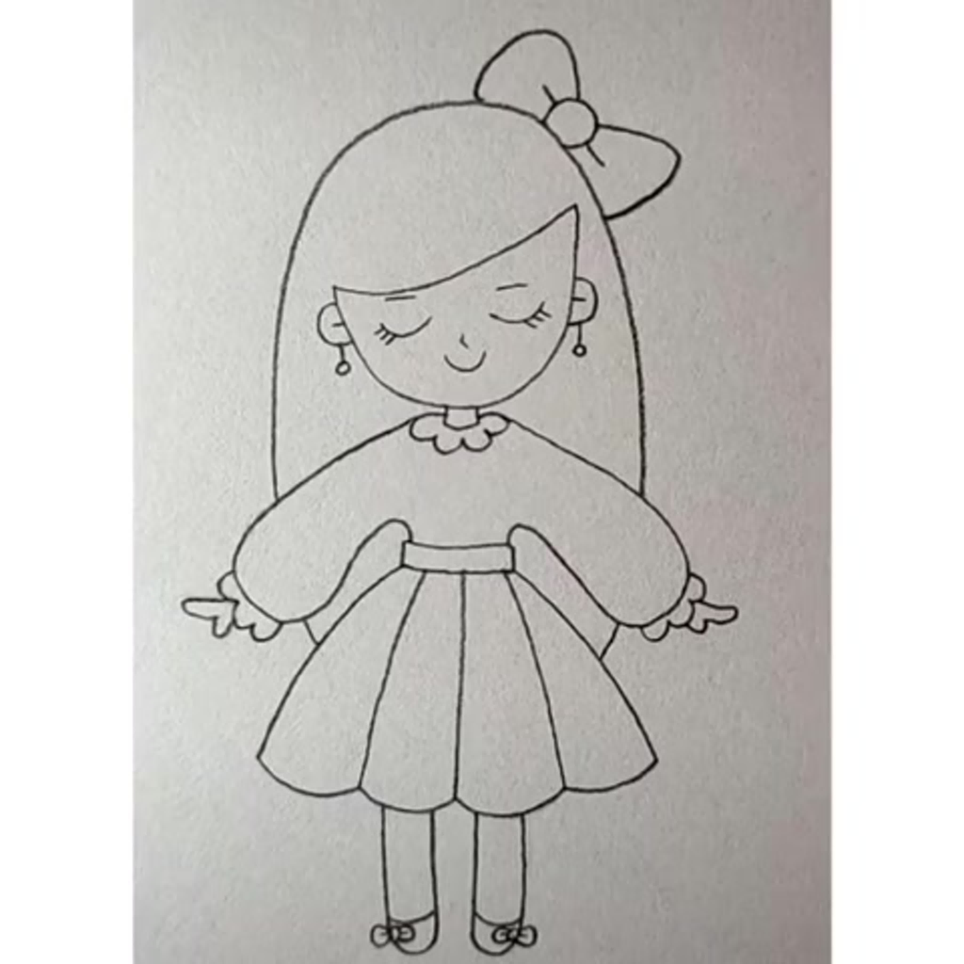 Нарисовать сломанную куклу
