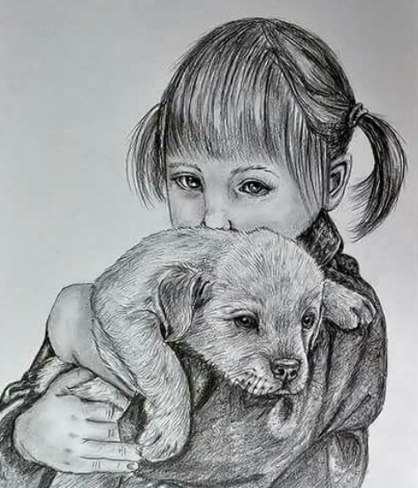 Добрые рисунки карандашом