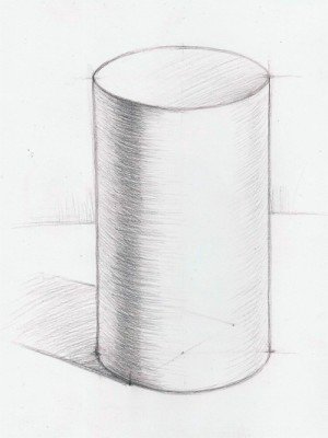 Штриховка цилиндра