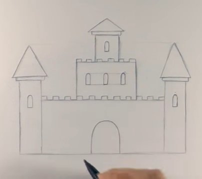 Рисование 4 класс крепость