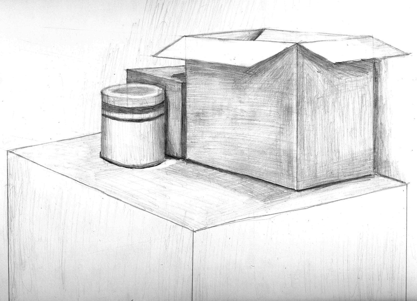 Зарисовки коробок