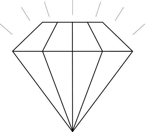 Алмаз рисунок
