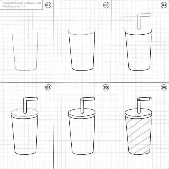 Лёгкие рисунки предметов для срисовки для начинающих