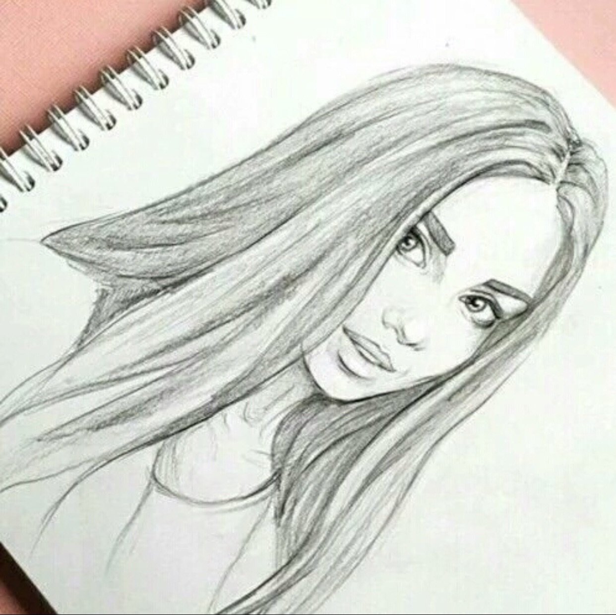 Рисунки для срисовки карандашом красивые девушки