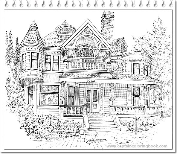 Рисунок красивого дома карандашом (48 фото)