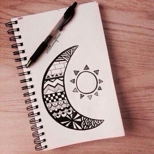 Рисунки для скетчбука лёгкие и красивые