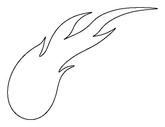 Падающая звезда эскиз