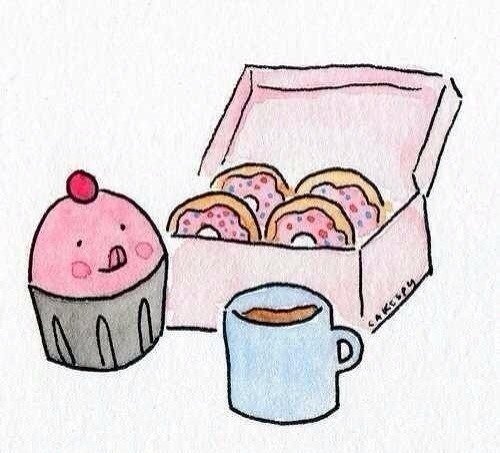 Рисунки для срисовки лёгкие еда