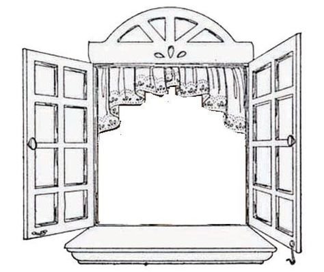 Окно раскраска для детей