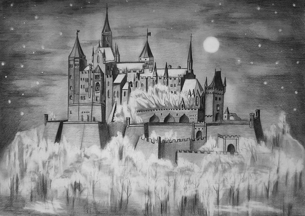 Старая крепость рисунок город. Замок карандашом. Замок рисунок карандашом. Старинный замок рисунок. Красивые замки карандашом.