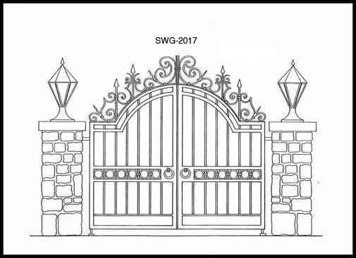 Ворота раскраска