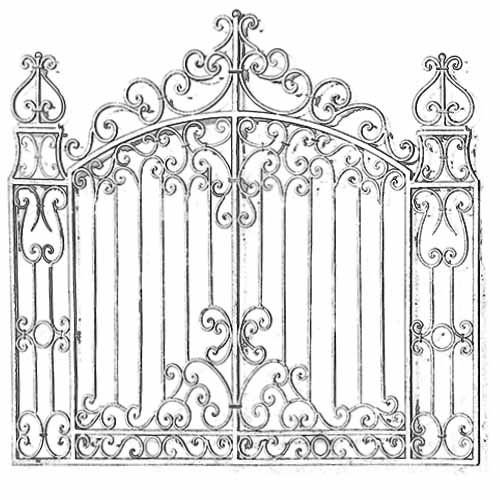 Художественная ковка раскраска