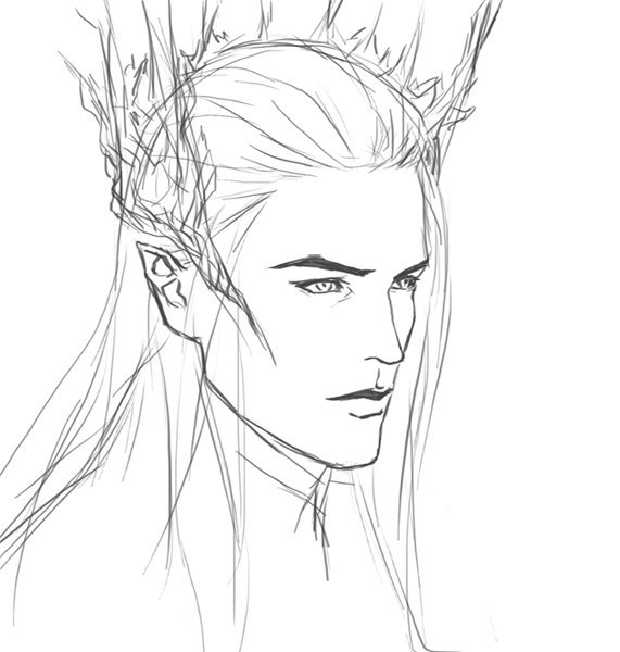 Эльф рисунок