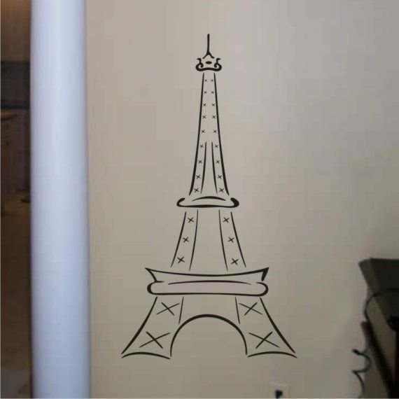Эйфелева башня карандашом