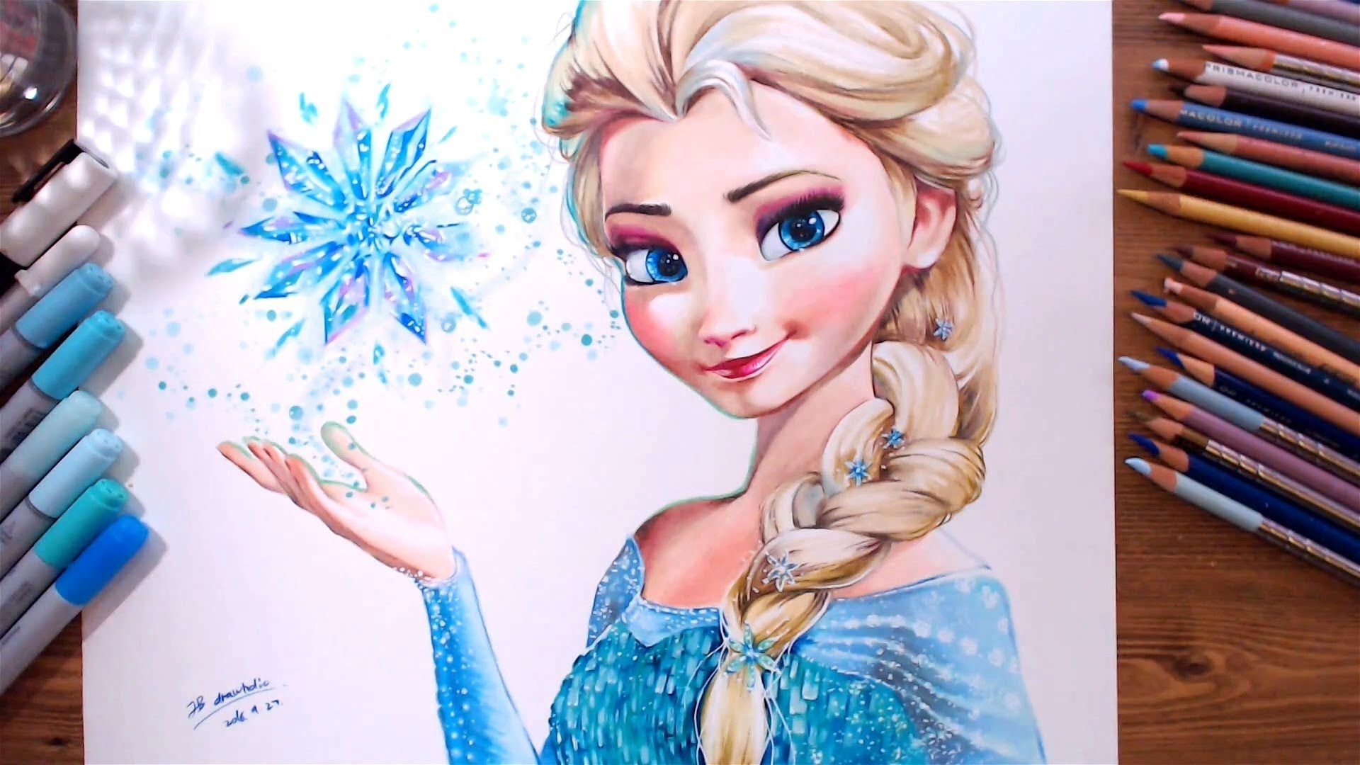 Frozen Elsa портрет