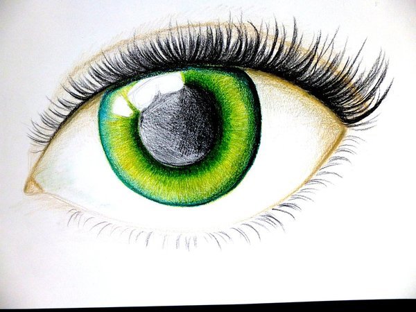 Глаза рисунок