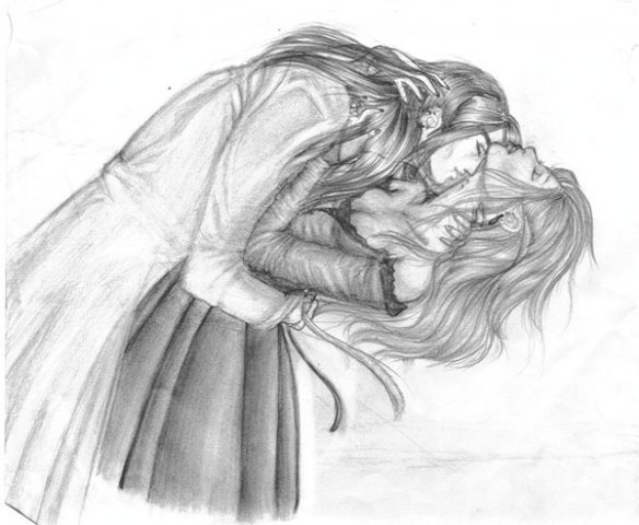 Рисунки для срисовки вампиры