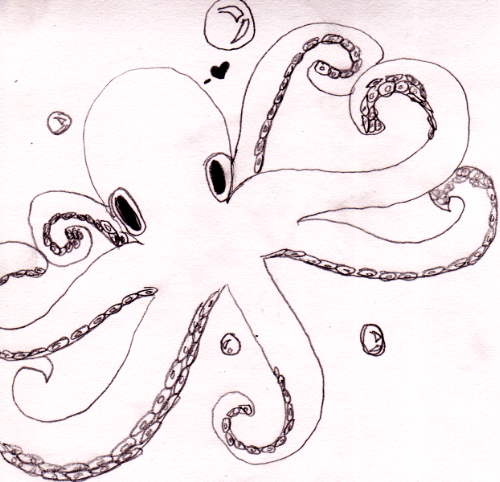 Осьминог Графика