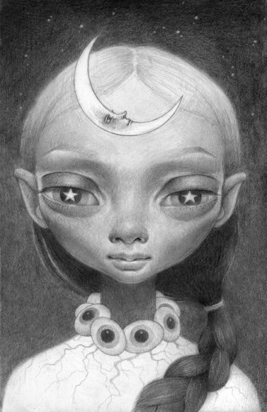 Инопланетные рисунки карандашом