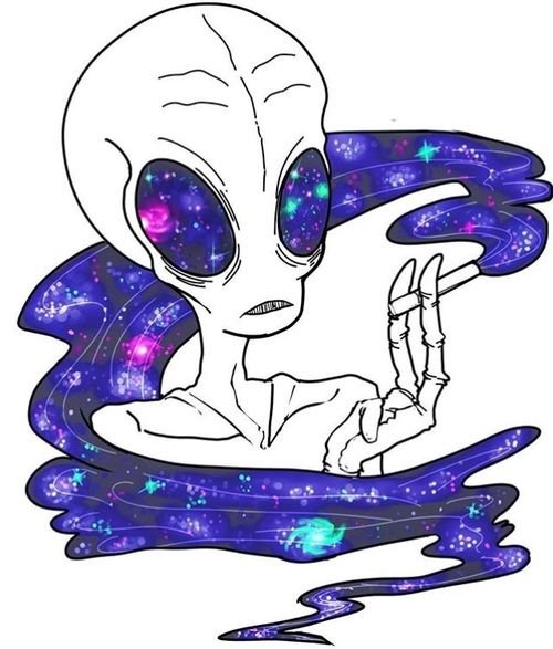 Инопланетянин эскиз