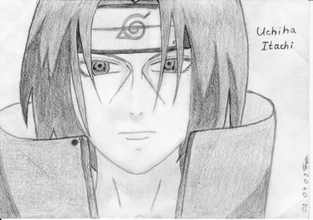 Рисунки аниме Итачи и Саске