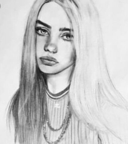 Рисунки для срисовки девушки