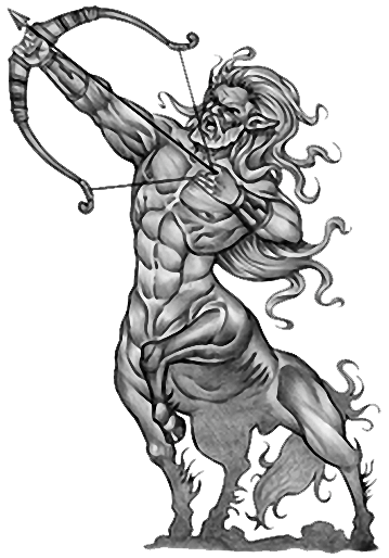 Эскиз Кентавр Стрелец