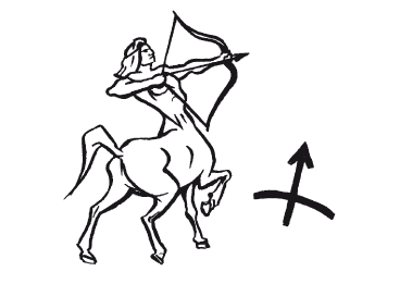 Стрелец знак зодиака рисунок