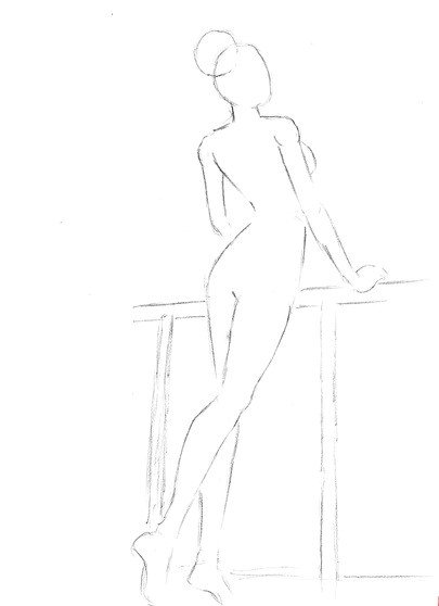 Эскизы для рисования одежды