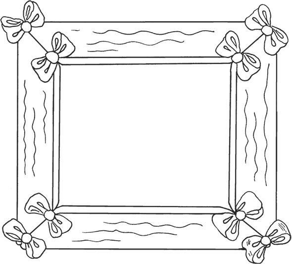 Трафареты рамок для текста