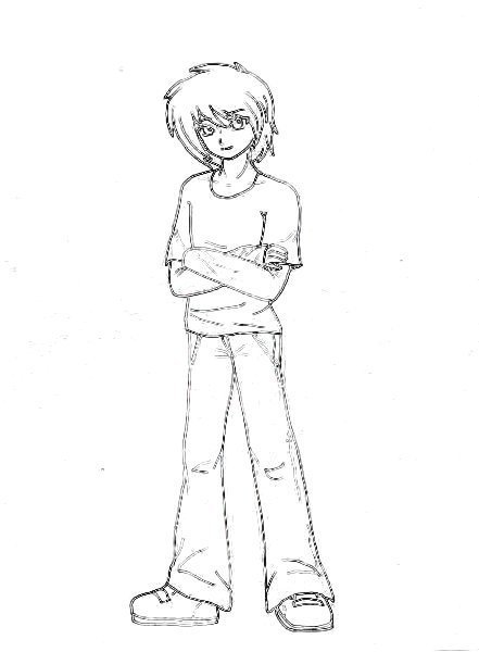 Зарисовки идущего человека