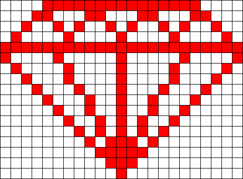 Рисунки по клеточкам лёгкие