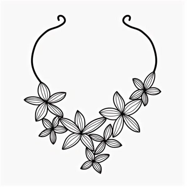 Трафарет бусы для 3д ручки