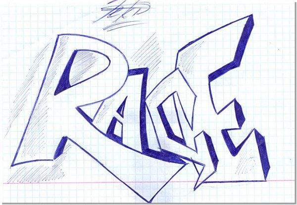 Рисунки граффити для начинающих