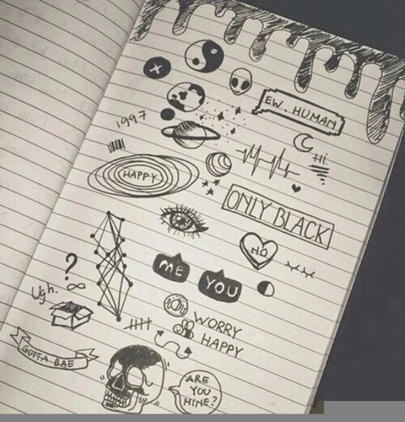 Маленькие зарисовки в тетради