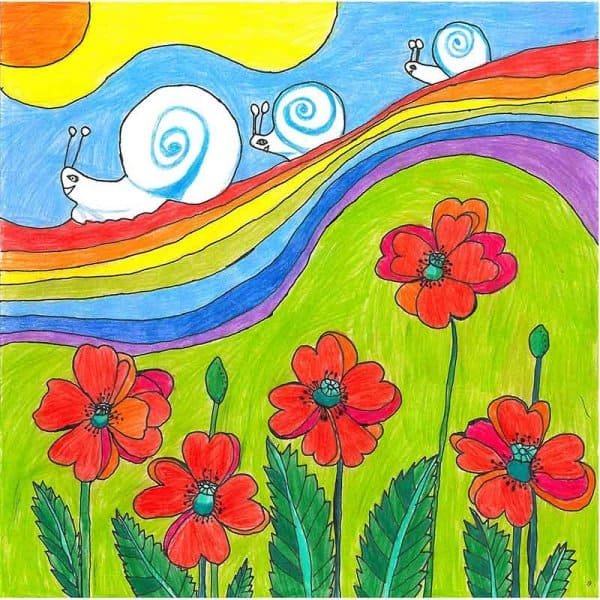 Рисование с детьми лето