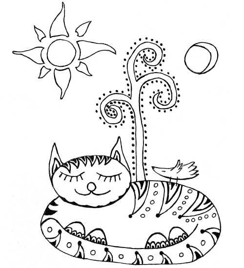 Рисование гелевой ручкой для детей