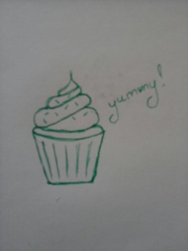 Рисунки зеленой ручкой