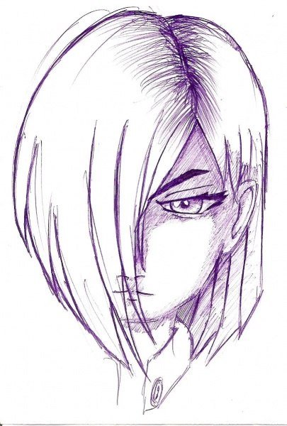Аниме рисунки карандашом