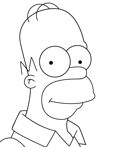 Гомер симпсон контур