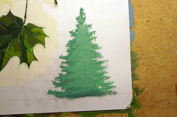 Рисование Новогодняя елка