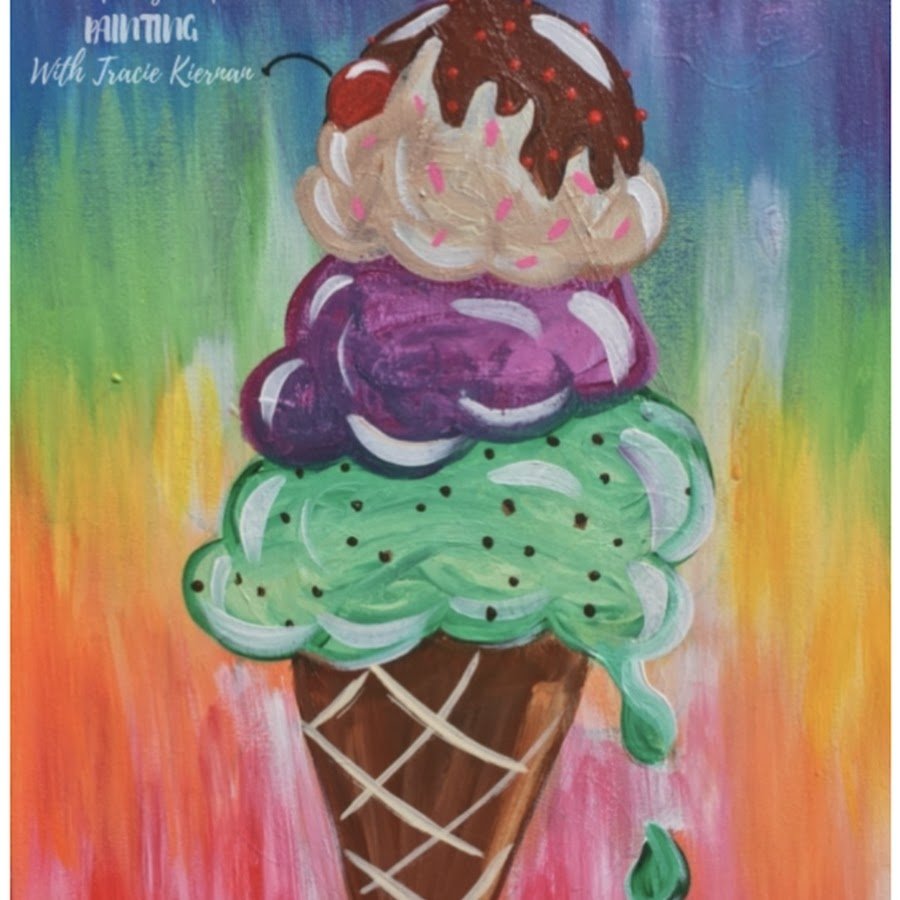 Рисование с детьми мороженое