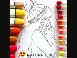 Рисунки фломастерами Touch Raven для начинающих