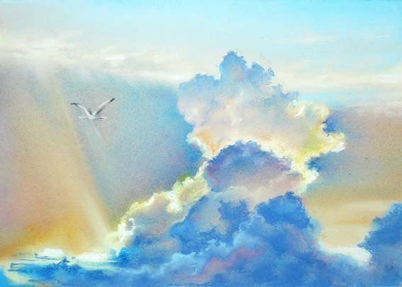 Облака пастелью