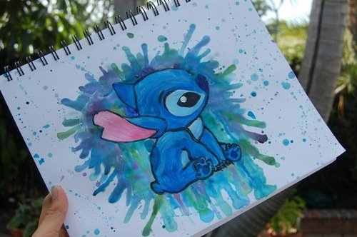 Стич красками