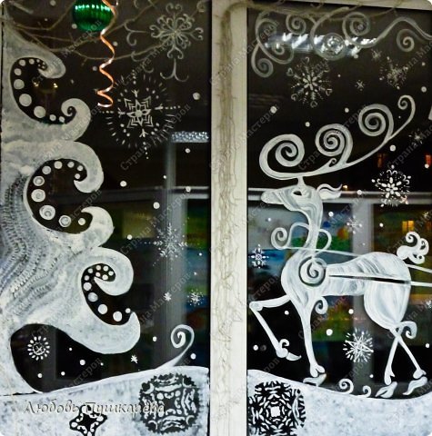 Краски для рисования на окнах