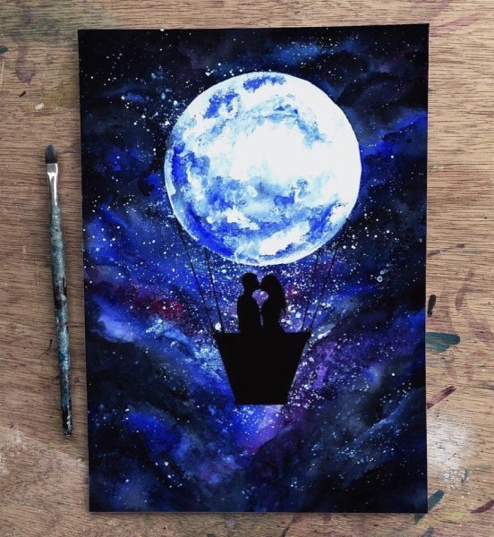 Космос рисунки художников