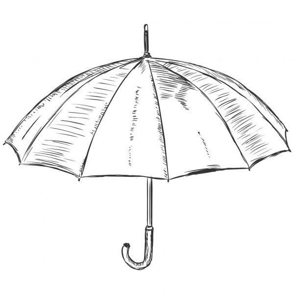 Зарисовка зонта